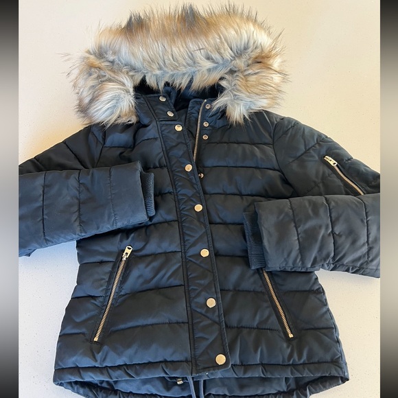 Topshop bomber with huge faux fur hood! - Picture 1 of 8